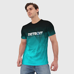 Футболка мужская Detroit: Become Human, цвет: 3D-принт — фото 2