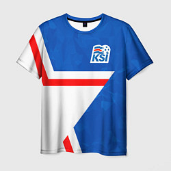 Футболка мужская KSI ICELAND STAR, цвет: 3D-принт
