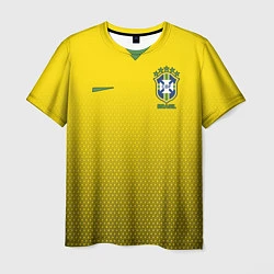 Футболка мужская Brazil Team: WC 2018, цвет: 3D-принт