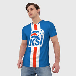 Футболка мужская KSI SPORT, цвет: 3D-принт — фото 2