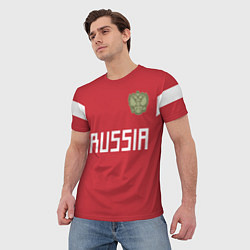 Футболка мужская Сборная России 2018, цвет: 3D-принт — фото 2