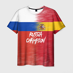 Футболка мужская Russia - Spain, цвет: 3D-принт