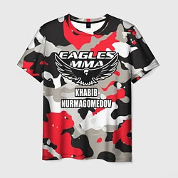 Футболка мужская Khabib Nurmagomedov: Red Camo, цвет: 3D-принт