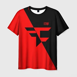 Футболка мужская FaZe Clan: Red & Black, цвет: 3D-принт