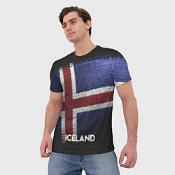 Футболка мужская Iceland Style, цвет: 3D-принт — фото 2
