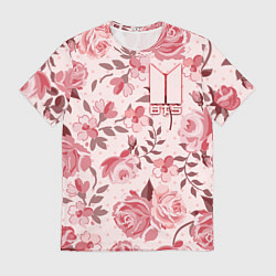 Мужская футболка BTS: Pink Roses
