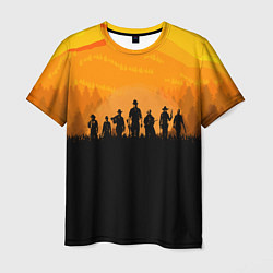 Футболка мужская Red Dead Redemption: Orange Sun, цвет: 3D-принт