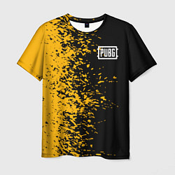 Футболка мужская PUBG: Yellow vs Black, цвет: 3D-принт