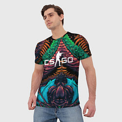 Футболка мужская CS GO hyper beast skin, цвет: 3D-принт — фото 2