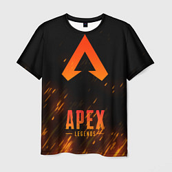 Футболка мужская Apex Legends: Orange Flame, цвет: 3D-принт