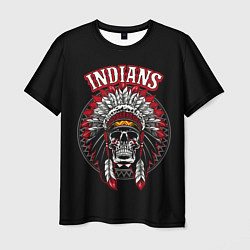 Футболка мужская Indians Skulls, цвет: 3D-принт