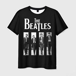 Футболка мужская The Beatles: Black Side цвета 3D-принт — фото 1