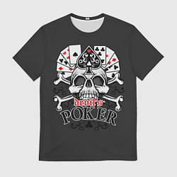 Футболка мужская Poker devils, цвет: 3D-принт