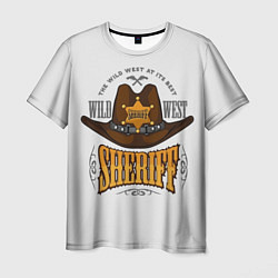 Футболка мужская Sheriff - wild west, цвет: 3D-принт