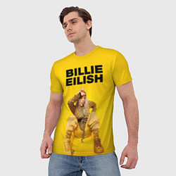 Футболка мужская Billie Eilish: Lovely, цвет: 3D-принт — фото 2