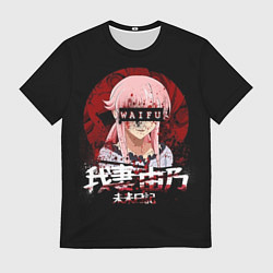 Футболка мужская Waifu, цвет: 3D-принт