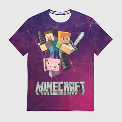 Футболка мужская MINECRAFT, цвет: 3D-принт