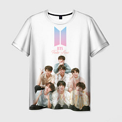 Футболка мужская Take love BTS, цвет: 3D-принт