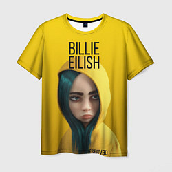 Футболка мужская BILLIE EILISH: Yellow Girl, цвет: 3D-принт