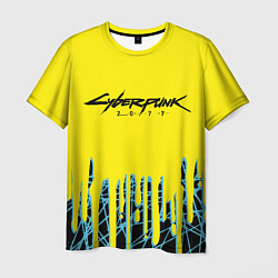 Футболка мужская Cyberpunk 2077: Yellow Style, цвет: 3D-принт