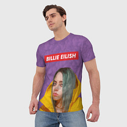 Футболка мужская Billie Eilish, цвет: 3D-принт — фото 2