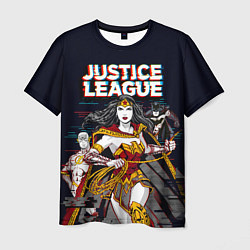 Футболка мужская Justice League, цвет: 3D-принт