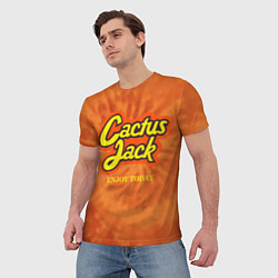 Футболка мужская Cactus Jack, цвет: 3D-принт — фото 2