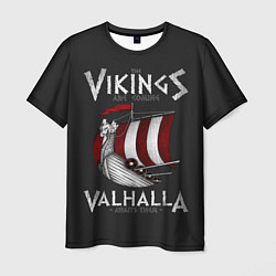 Футболка мужская Vikings Valhalla, цвет: 3D-принт