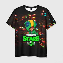 Футболка мужская BRAWL STARS НОВОГОДНИЙ, цвет: 3D-принт