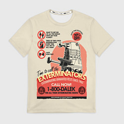 Футболка мужская Doctor Who, цвет: 3D-принт