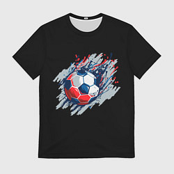 Футболка мужская Мяч, цвет: 3D-принт