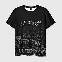 Футболка мужская LIL PEEP, цвет: 3D-принт