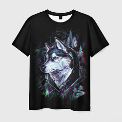 Футболка мужская Волк, цвет: 3D-принт