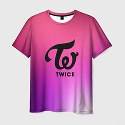 Футболка мужская TWICE, цвет: 3D-принт