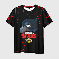 Футболка мужская BRAWL STARS CROW, цвет: 3D-принт