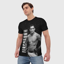 Футболка мужская EL CUCUY Tony Ferguson, цвет: 3D-принт — фото 2