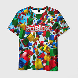 Футболка мужская Roblox Cubes, цвет: 3D-принт