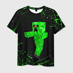 Футболка мужская MINECRAFT CREEPER, цвет: 3D-принт