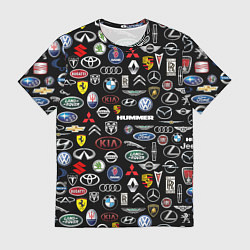 Мужская футболка ЛОГОТИПЫ АВТО БРЕНДОВ