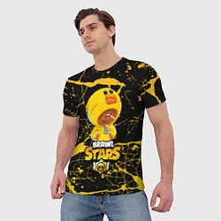 Футболка мужская Brawl Stars Leon Duck, цвет: 3D-принт — фото 2