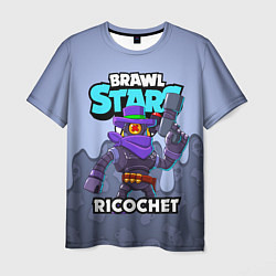 Футболка мужская BRAWL STARS RICOCHET, цвет: 3D-принт