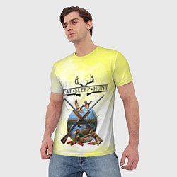 Футболка мужская Охота, цвет: 3D-принт — фото 2