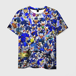 Футболка мужская All of Sonic, цвет: 3D-принт