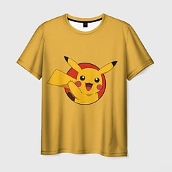 Футболка мужская Pikachu, цвет: 3D-принт