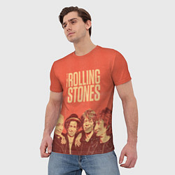 Футболка мужская The Rolling Stones, цвет: 3D-принт — фото 2