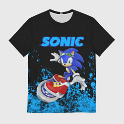 Футболка мужская Sonic, цвет: 3D-принт