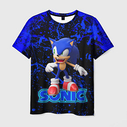 Футболка мужская Sonic, цвет: 3D-принт