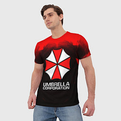 Футболка мужская UMBRELLA CORP, цвет: 3D-принт — фото 2