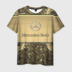 Футболка мужская MERCEDES GOLD, цвет: 3D-принт