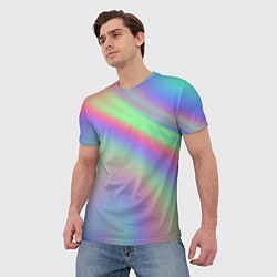 Футболка мужская Gradient vinyl, цвет: 3D-принт — фото 2